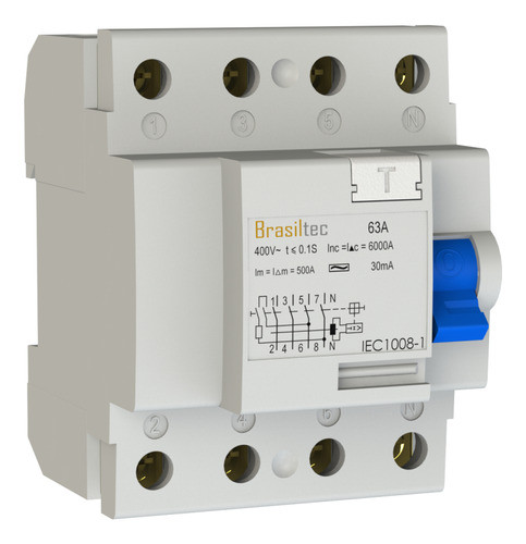 Idr Tetrapolar 63a Corrente De Fuga 30ma 0