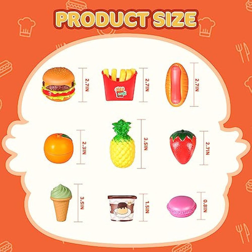 Juego De 103 Piezas De Comida De Juego Para La 1