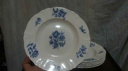 6 Platos Maastricht 25,6 Diam X 3,7 Alto - Precio X Lote 1