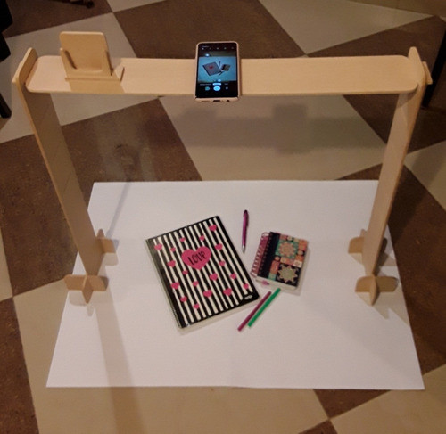 Soporte Celular De Madera Sacar Fotos Filmar Con Accesorios 0