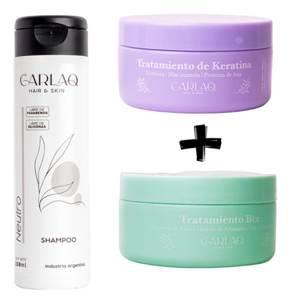 Botox Capilar + Shock De Keratina+ Shampoo Neutro 0 Botox Capilar + Shock De Keratina+ Shampoo Neutro 0