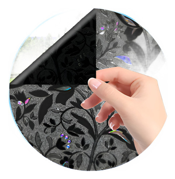 Pelicula Decorativa P/ Privacidad 0.80m X 2m Blackout Tulip 0 Pelicula Decorativa P/ Privacidad 0.80m X 2m Blackout Tulip 0