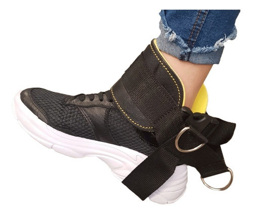 Tobillera Polea Para Glúteos Triple Agarre Gimnasio Genetic 1