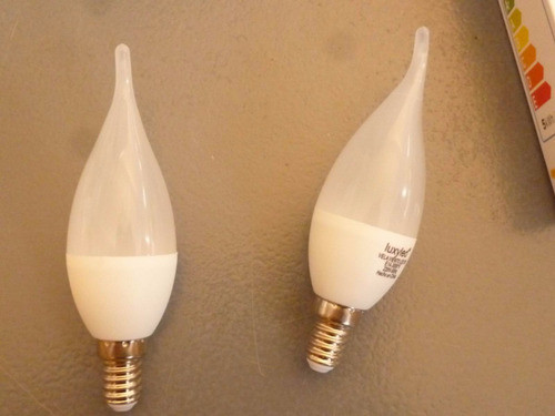 Led Velita Viento E14 O 27 5w Fantasía Luz Bca Led 400lm Villa Crespo 1