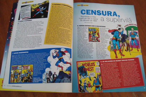 Revista Mundo Super Herois 18 2009 / Lacrada E Com Poster 1