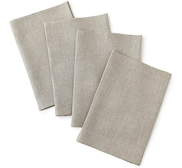 Solino Home 100% Servilletas De Lino 20 X 20 Pulgadas Natura 0