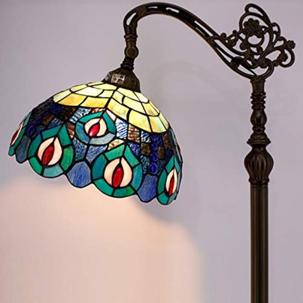 Lámpara De Pie De Lectura Estilo Tiffany Iluminación W12h64 1