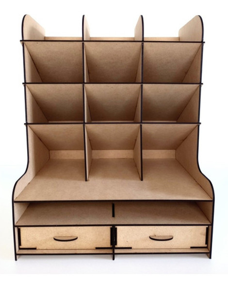 Organizador Escritorio. Varios Usos. Dos Cajones. Estante A4 0