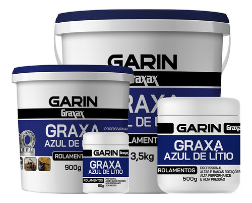 Graxa De Lítio Azul 3,5kg Balde Lubrificante De Rolamentos 1