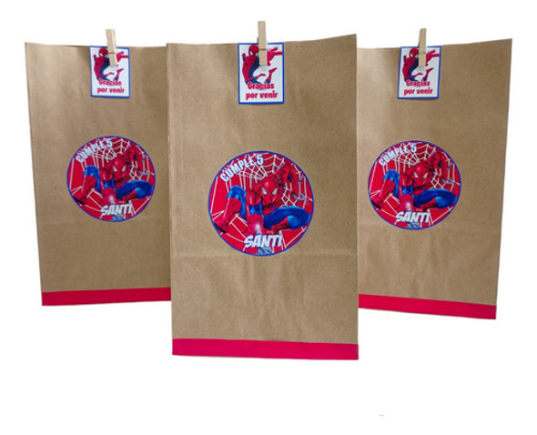 Bolsitas Spiderman Sorpresitas Cumpleaños Infantiles 1