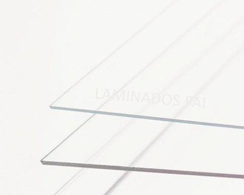 Placa Transparente Cristal Simil Acrilico 1.22x1.22mt 1mm 0