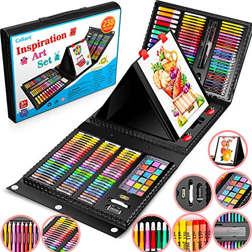 Caliart 238 Pack Set De Arte, Suministros De Arte De Lujo, P 0