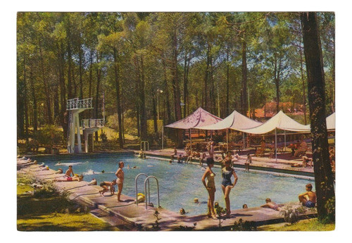 Postal Punta Del Este Piscina Del Country Club De Cantegril 0