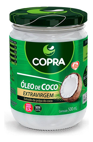 Kit C/ 4 Óleo Óleo De Coco Extra Virgem Copra Vidro Sem 0
