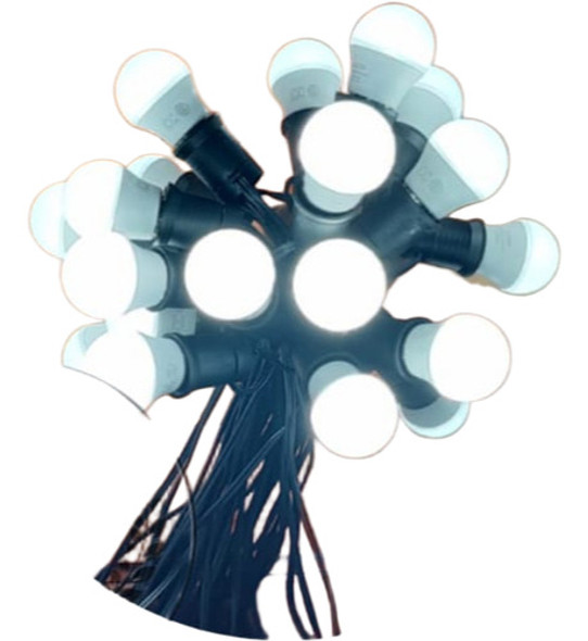 Guirnaldas De Luces Para Exterior C/focos Led 20 Metros 0