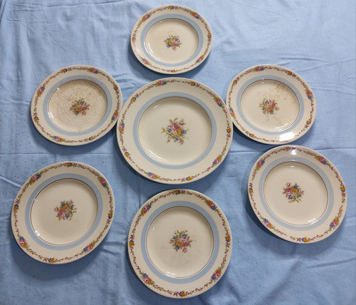 Platos De Porcelana Woody Ivory Ware, Envio Gratis 0