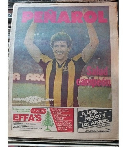 Peñarol Campeón De América 1982 Con Gol De Fernando Morena 0 Peñarol Campeón De América 1982 Con Gol De Fernando Morena 0