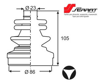 Capuchon Homocinetica Chevrolet Aveo 1.6 2008/ Lado Caja 0