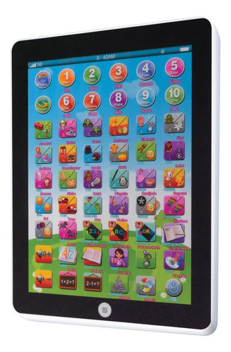 Brinquedo Diverso Tablet Interativo Bilíngue 3 0