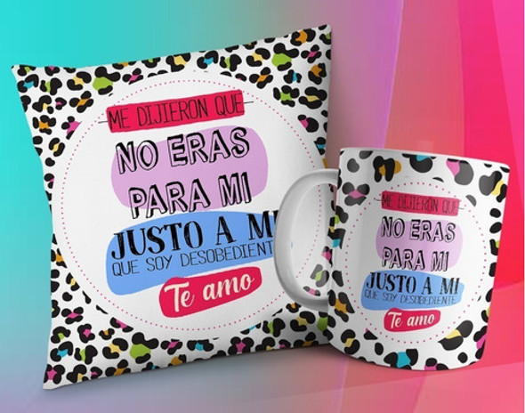 Plantillas Sublimar Tazas Y Almohadones Amor San Valentín #1 0