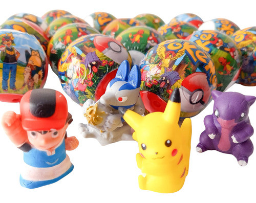 30 Pokebolas Pokemon Capsula Surpresa 2pol - Infantil 1