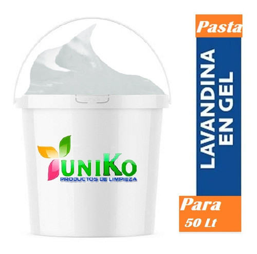 Pasta Para Preparar 50 Litros De Lavandina En Gel 0