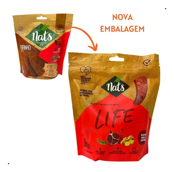 Bifinho Snacks Super Premium Nats Natlife 300g 2un 1