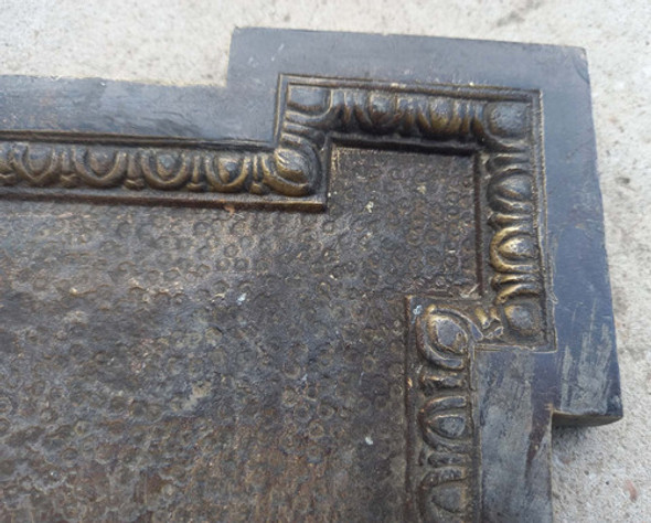 Antigua Placa Cartel De Bronce Sin Grabar - Pesa 4 K. 200 G. 1