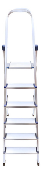 Escalera Plegable De Aluminio 6 Escalones 120 Kg 0