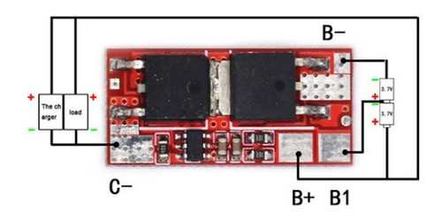 2s 25a Mini Bms Pack 8.4v 18650 Itytarg 0