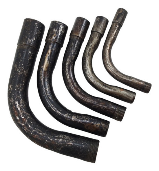 Curva De Hierro Para Caño Rigido Liviano 1 Pulgada Pack X25u 0