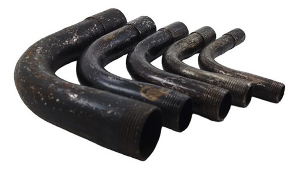 Curva De Hierro Para Caño Rigido Liviano 1 Pulgada Pack X25u 1