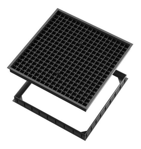 Tapa Camara Septica Inspeccion Reforzada Pp 40x40cm Revestir 0
