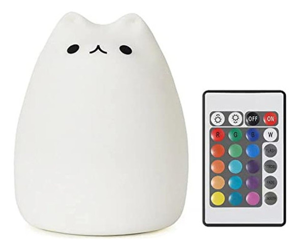 Lámpara De Gato Cocoberg, Luz Nocturna De Silicona Suave Par 0