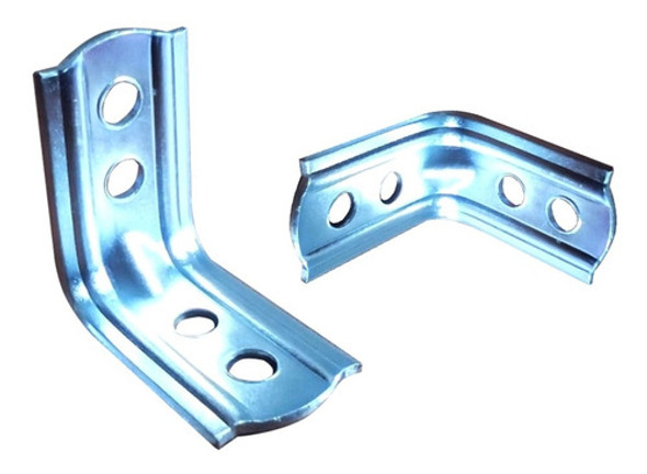 Ángulos Reforzados 78mm X 78mm Metálicos Por 50 Unidades. 0