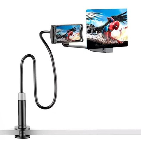 Soporte Celular Tablet Escritorio Mesa Brazo + Lupa Pantalla 0