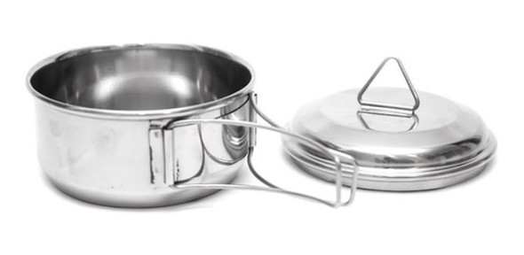 Marmita De Acero Inoxidable Set Para Una Persona 1