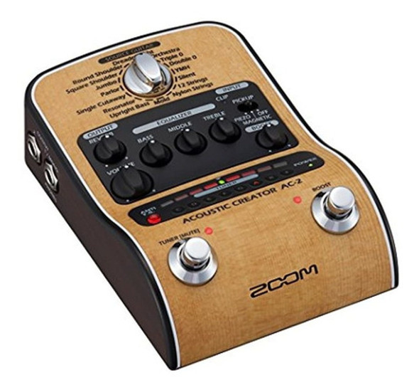Zoom Ac2 Guitarra Acústica Pedal De Efecto 1