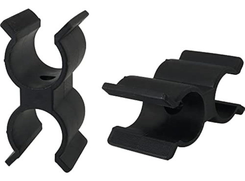 Dgbrsm 2 Unids Bimini Top Pole Clips Holder Negro 0