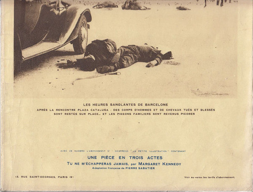 L'illustration Guerra Civil España 1936 Fotos Barcelona Raro 1