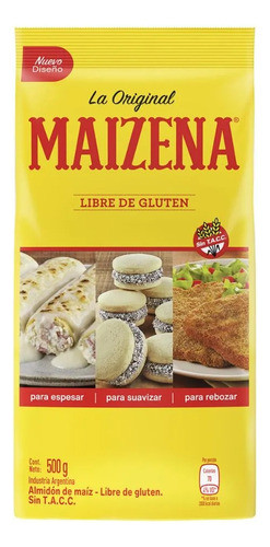 Almidon De Maiz Maizena Sin Tacc Libre De Gluten 500gr 0
