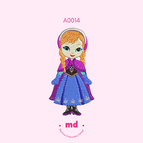 Matriz De Bordado Anna (frozen) - Md Matrices 1