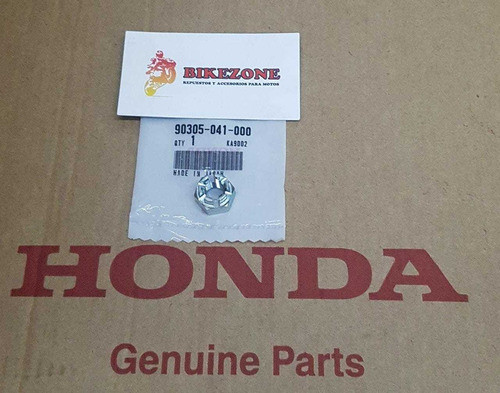Tuerca Eje Rueda Delantera Original Honda Econo Faro Redondo 1