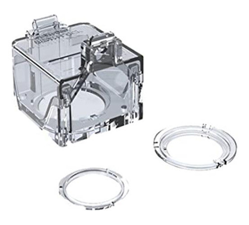 Bloqueador Boton De Parada De Emerg Servus Base Cuadrada 1