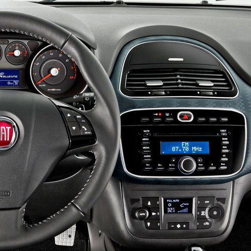 Marco Adaptador 2 Din Permak Fiat Punto 13/17 Piano Negro B 1