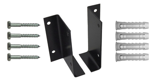Soporte Abierto Tirante 2x5 3x5 + Tarugos 10mm + Tornillos 0