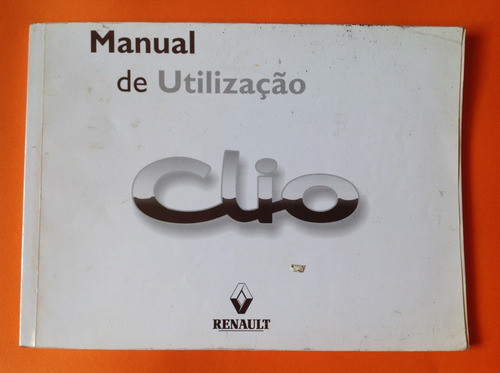 Manual Do Proprietário Renault Clio 2000 - Original! 0