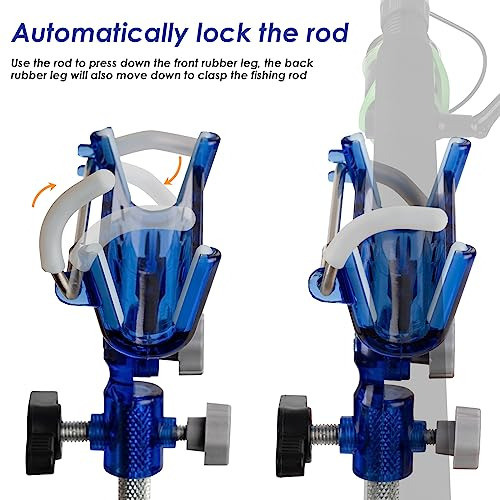2 Soportes Para Caña De Pescar Rotacion 360 Grados 1