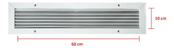 Rejilla Ventilacion 60x10 Retorno 1