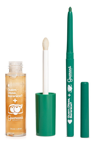 Combo Qdb Guaraná Antarctica: Gloss Labial 10ml + Lapiseira 0
